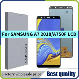 6.0'' super amoled lcd for samsung a7 2018 a750 sm a750f a750f lcd display with touch screen assembly replacement part