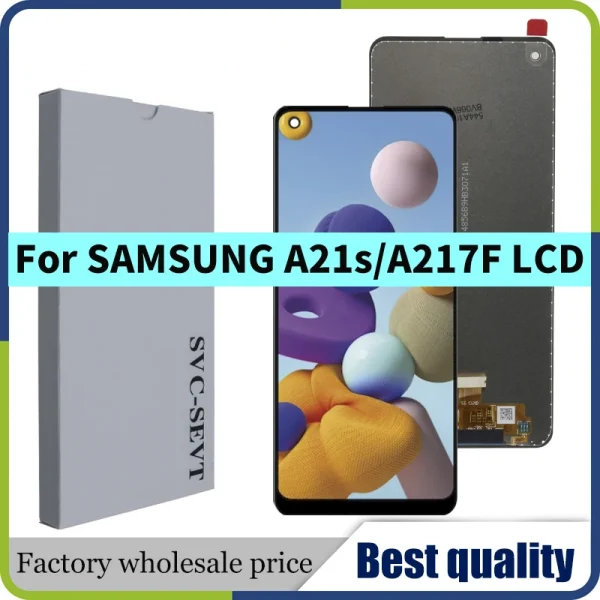 6.5" high quality lcd for samsung a21s a217 a217f lcd touch screen digitizer for samsung a21s sm a217f/ds display replacement 6.5" high quality lcd for samsung a21s a217 a217f lcd touch screen digitizer for samsung a21s sm a217f/ds display replacement