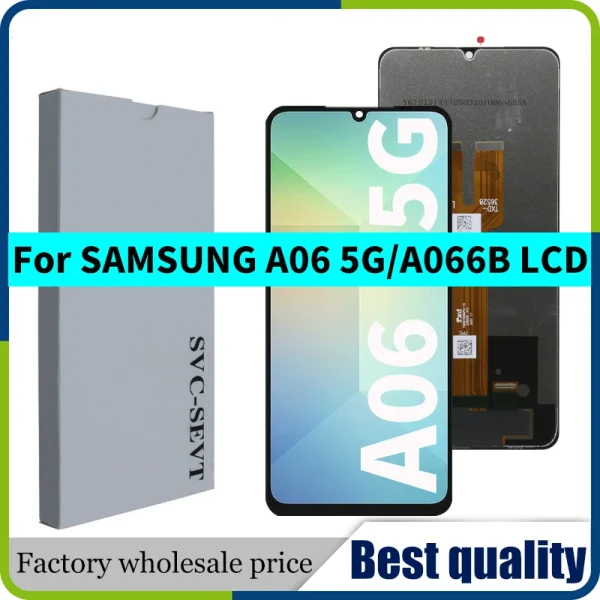 6.7'' new pls lcd 90hz for samsung a06 5g a066 lcd a066b a066b/ds display touch panel screen digitizer replacement 6.7'' new pls lcd 90hz for samsung a06 5g a066 lcd a066b a066b/ds display touch panel screen digitizer replacement