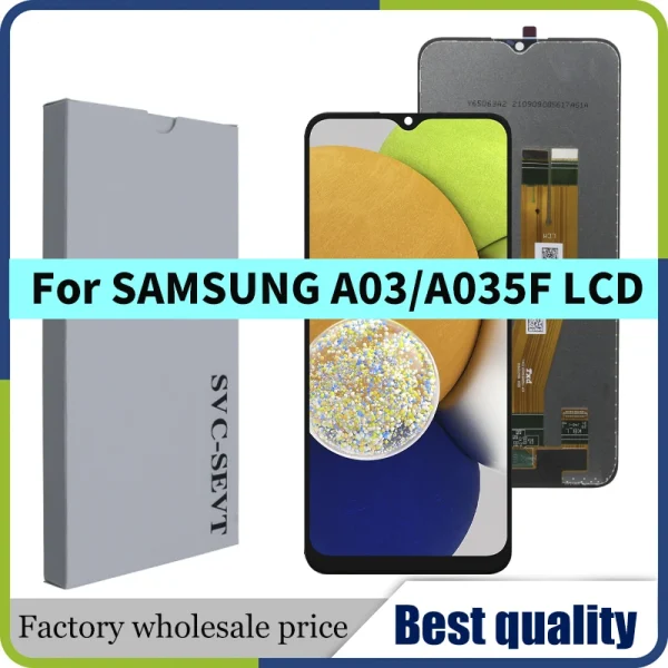 high quality 6.5" for samsung a03 a035f lcd display touch screen digitizer assembly sm a035m a035g replacement parts high quality 6.5" for samsung a03 a035f lcd display touch screen digitizer assembly sm a035m a035g replacement parts