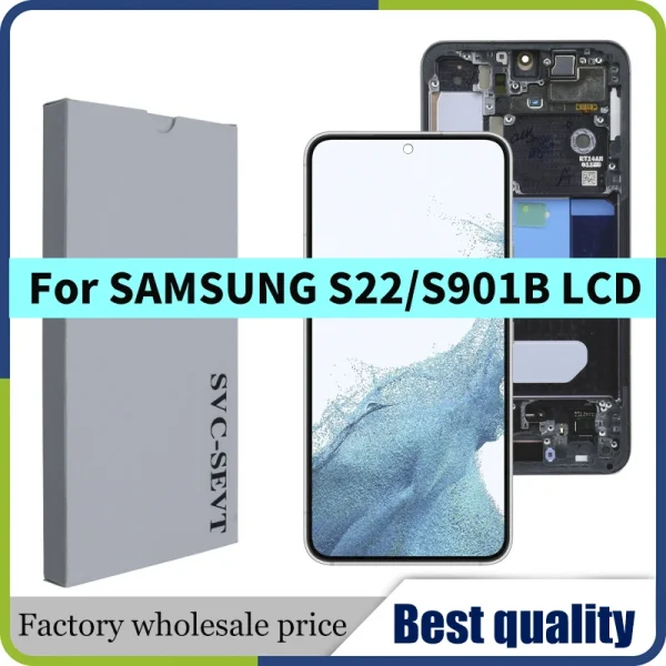 6.1'' dynamic amoled 2x for samsung s22 lcd s901b s901b/ds s901u lcd touch screen digitizer for samsung s22 5g lcd display 6.1'' dynamic amoled 2x for samsung s22 lcd s901b s901b/ds s901u lcd touch screen digitizer for samsung s22 5g lcd display