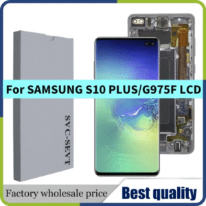 dynamic amoled 6.4'' lcd for samsung s10 plus sm g9750 g975f display touch screen digitizer replacement with service pack