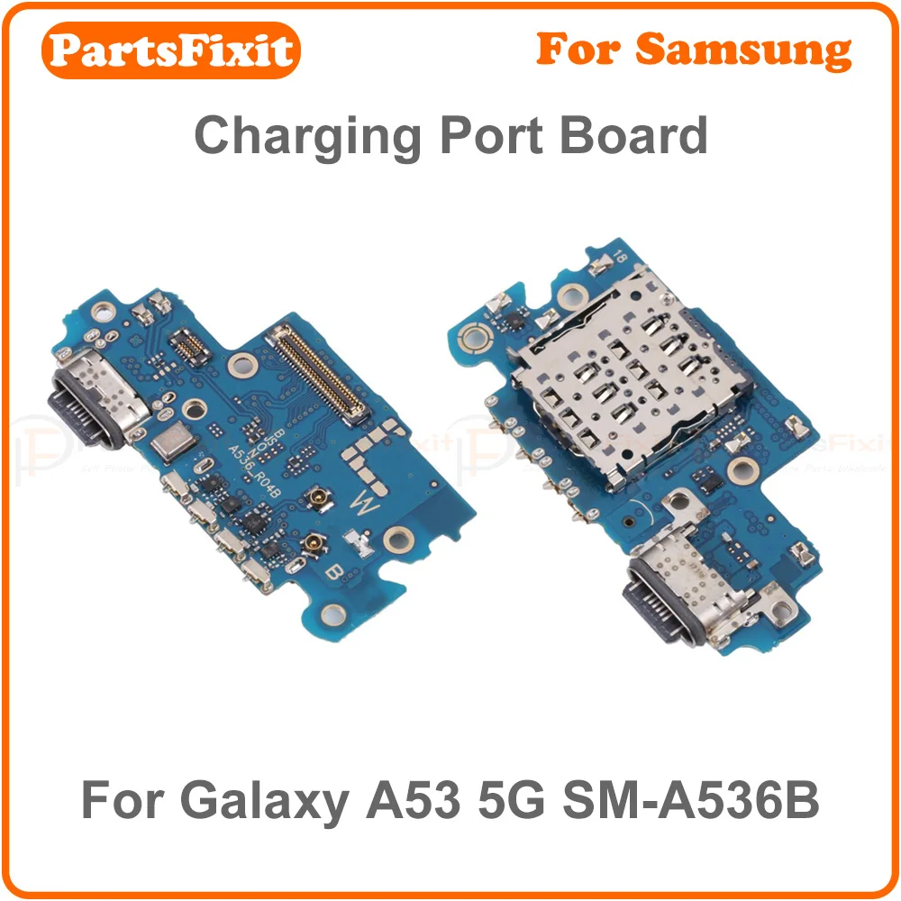 charging port board with sim card reader for samsung galaxy a53 5g sm a536b usb charger dock connector board charging port board with sim card reader for samsung galaxy a53 5g sm a536b usb charger dock connector board