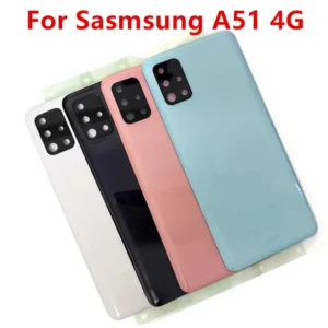 a 51 housing for samsung galaxy a51 4g a515 battery back cover repair replace door rear case + camera lens