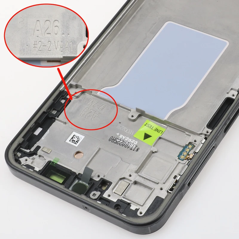 6.7" a26 super amoled 120hz for samsung a26 5g a266b a266e a266b/ds a266e/ds lcd display touch screen digitizer assembly 6.7" a26 super amoled 120hz for samsung a26 5g a266b a266e a266b/ds a266e/ds lcd display touch screen digitizer assembly