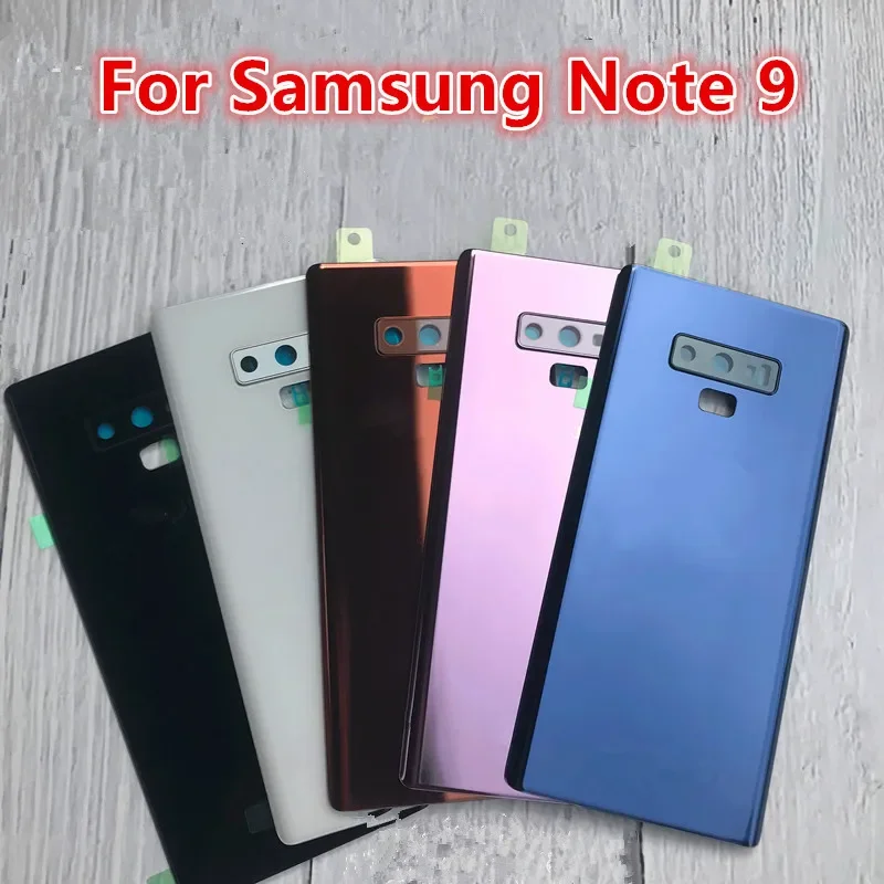 note9 housing for samsung galaxy note 9 n960 6.4" glass battery back cover repair replace door rear case + camera lens note9 housing for samsung galaxy note 9 n960 6.4" glass battery back cover repair replace door rear case + camera lens