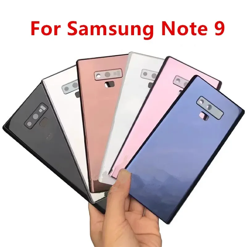 note9 housing for samsung galaxy note 9 n960 6.4" glass battery back cover repair replace door rear case + camera lens note9 housing for samsung galaxy note 9 n960 6.4" glass battery back cover repair replace door rear case + camera lens