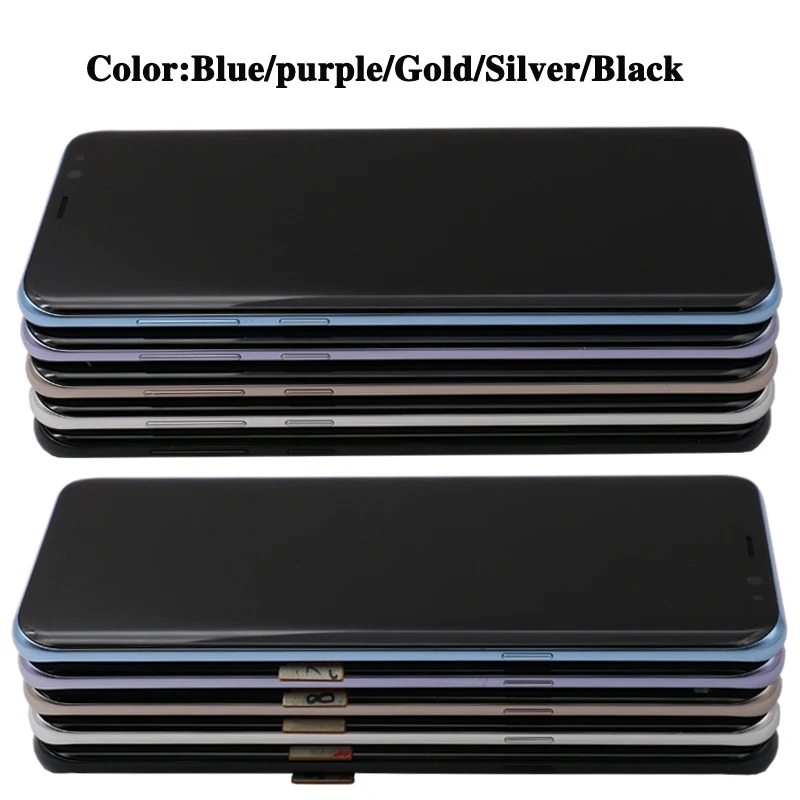 super amoled display screen for samsung s8 plus screen replacement lcd touch digitizer assembly s8+ g955 g955f with frame super amoled display screen for samsung s8 plus screen replacement lcd touch digitizer assembly s8+ g955 g955f with frame