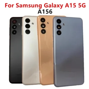 a136 housing for samsung galaxy a13 5g 6.5" plastic battery back cover repair replace door rear case + camera lens