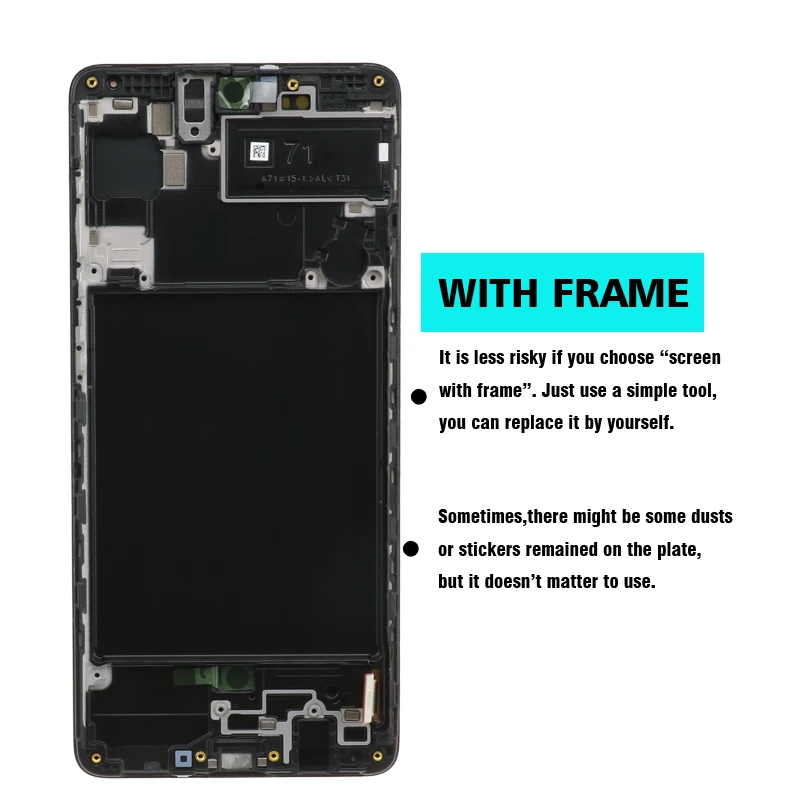 super amoled for samsung a71 4g lcd touch digitizer sensor glass assembly for samsung a71 display a715 a715f a715fd super amoled for samsung a71 4g lcd touch digitizer sensor glass assembly for samsung a71 display a715 a715f a715fd