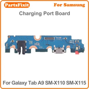 charging connector pcb board with fast charge for samsung galaxy tab a9 sm x110 sm x115 charging port board replacement