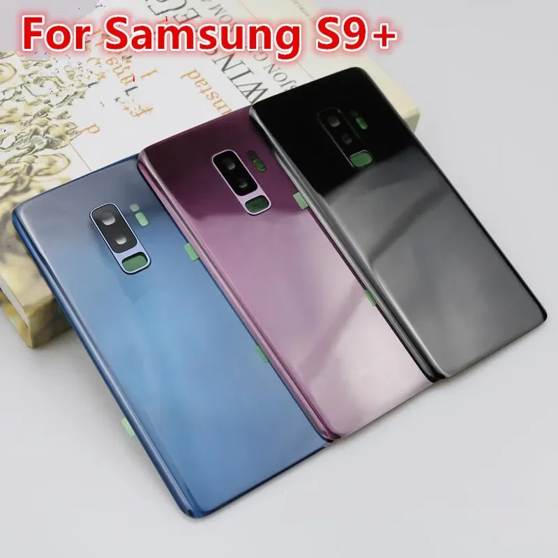 s9plus housing for samsung galaxy s9 plus g965 6.2" glass battery back cover repair replace door rear case + camera lens s9plus housing for samsung galaxy s9 plus g965 6.2" glass battery back cover repair replace door rear case + camera lens